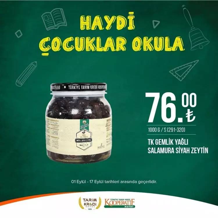 Tarım Kredi Market'ten yeni bir süper fiyat indirim kampanyası daha! 17 Eylül tarihine kadar geçerli olacak, İşte o indirimli ürünler 14