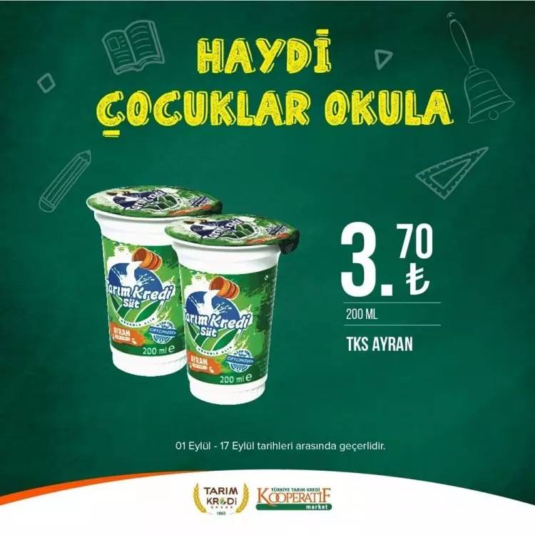 Tarım Kredi Market'ten yeni bir süper fiyat indirim kampanyası daha! 17 Eylül tarihine kadar geçerli olacak, İşte o indirimli ürünler 17