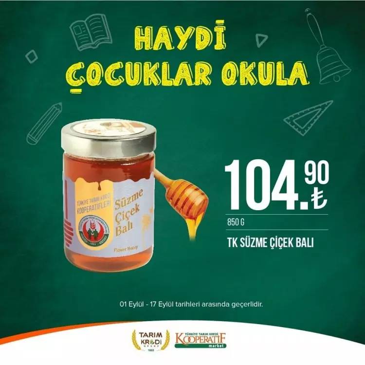 Tarım Kredi Market'ten yeni bir süper fiyat indirim kampanyası daha! 17 Eylül tarihine kadar geçerli olacak, İşte o indirimli ürünler 20