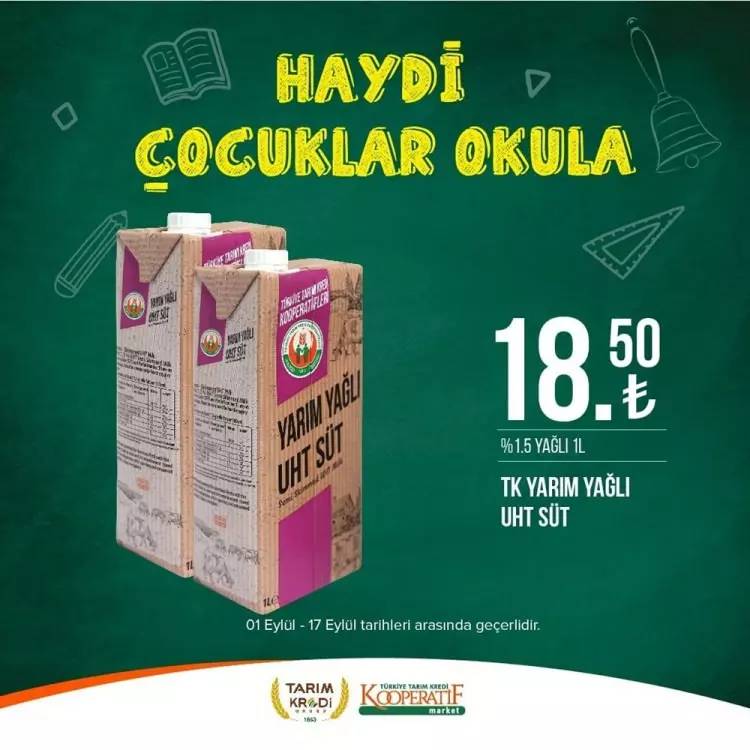 Tarım Kredi Market'ten yeni bir süper fiyat indirim kampanyası daha! 17 Eylül tarihine kadar geçerli olacak, İşte o indirimli ürünler 26