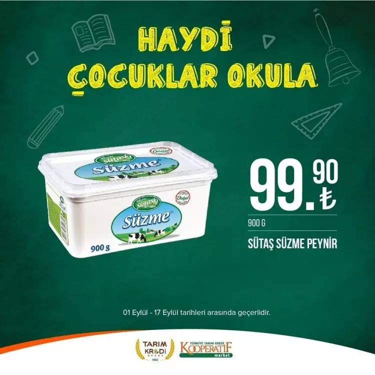 Tarım Kredi Market'ten yeni bir süper fiyat indirim kampanyası daha! 17 Eylül tarihine kadar geçerli olacak, İşte o indirimli ürünler 27