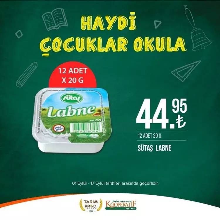 Tarım Kredi Market'ten yeni bir süper fiyat indirim kampanyası daha! 17 Eylül tarihine kadar geçerli olacak, İşte o indirimli ürünler 31