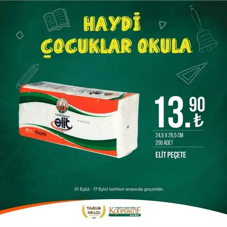 Tarım Kredi Market'ten yeni bir süper fiyat indirim kampanyası daha! 17 Eylül tarihine kadar geçerli olacak, İşte o indirimli ürünler 42