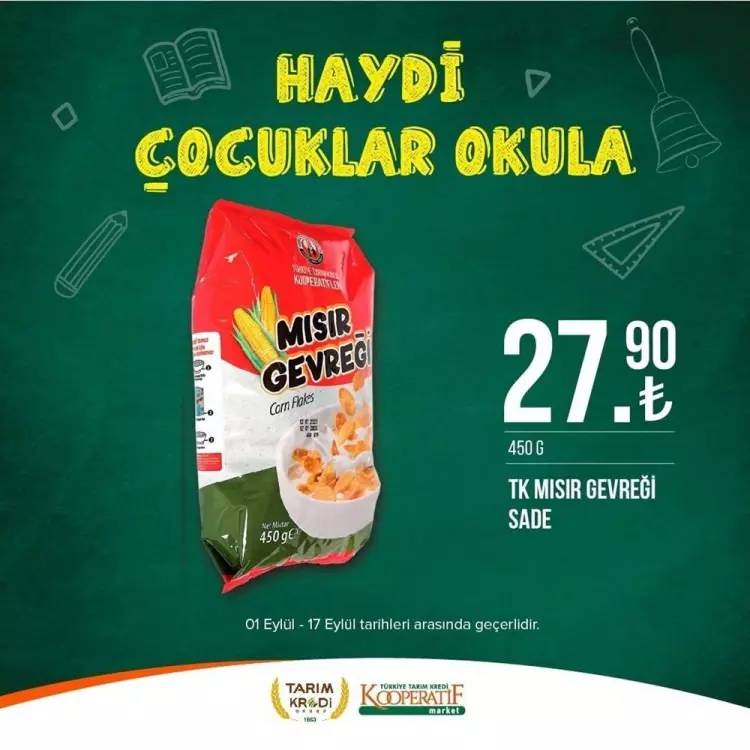 Tarım Kredi Market'ten yeni bir süper fiyat indirim kampanyası daha! 17 Eylül tarihine kadar geçerli olacak, İşte o indirimli ürünler 46