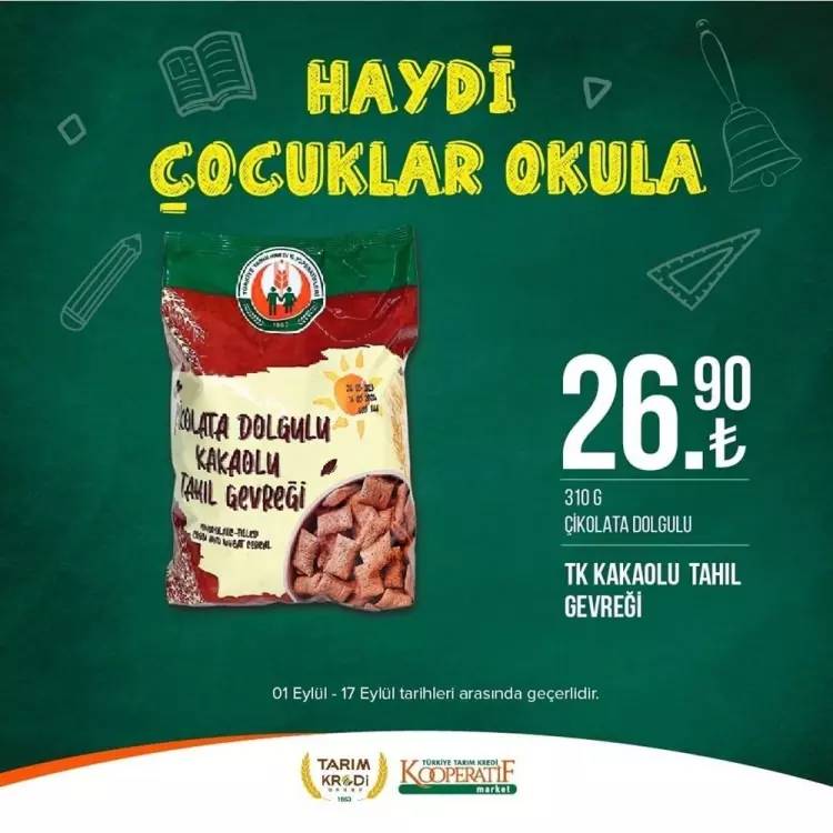 Tarım Kredi Market'ten yeni bir süper fiyat indirim kampanyası daha! 17 Eylül tarihine kadar geçerli olacak, İşte o indirimli ürünler 47