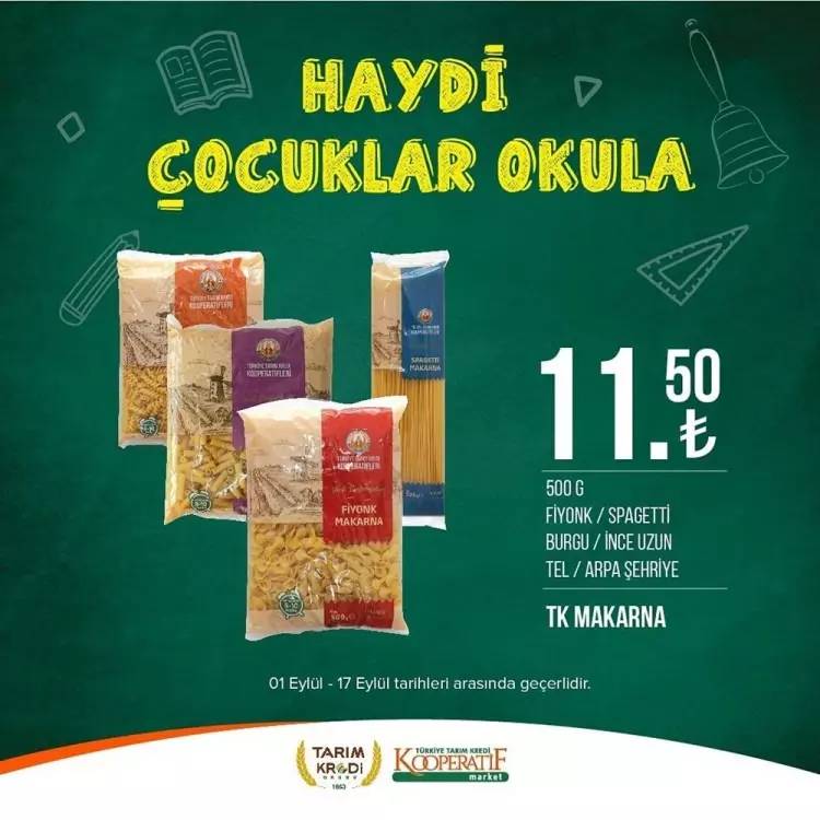 Tarım Kredi Market'ten yeni bir süper fiyat indirim kampanyası daha! 17 Eylül tarihine kadar geçerli olacak, İşte o indirimli ürünler 5