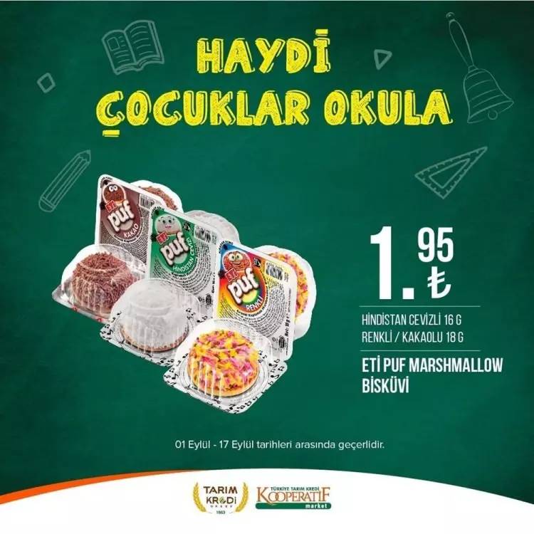 Tarım Kredi Market'ten yeni bir süper fiyat indirim kampanyası daha! 17 Eylül tarihine kadar geçerli olacak, İşte o indirimli ürünler 57