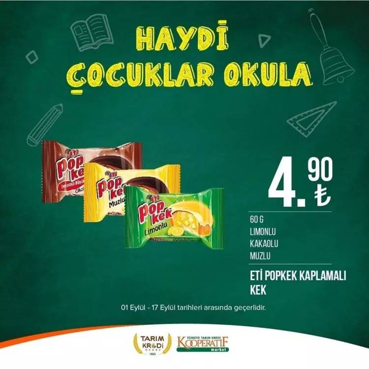 Tarım Kredi Market'ten yeni bir süper fiyat indirim kampanyası daha! 17 Eylül tarihine kadar geçerli olacak, İşte o indirimli ürünler 67