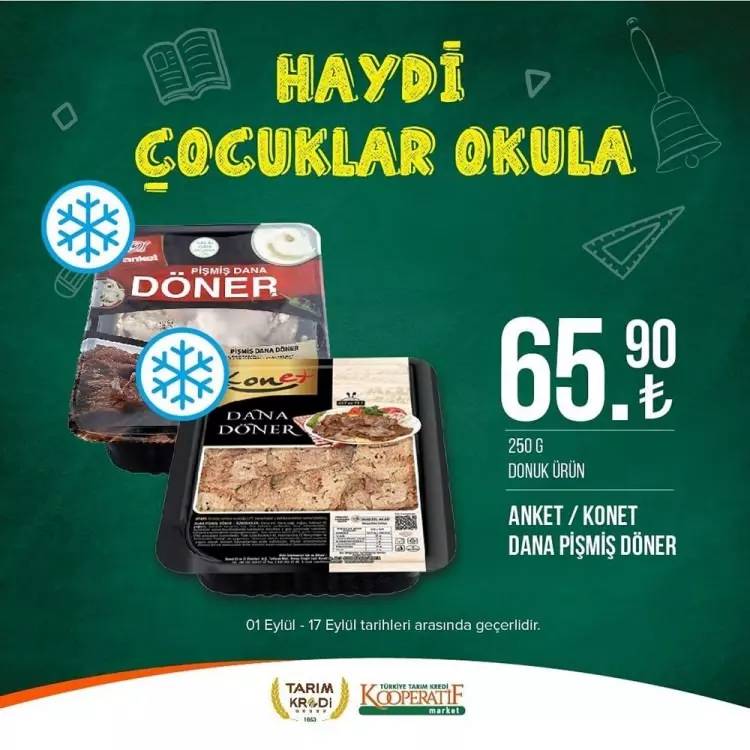 Tarım Kredi Market'ten yeni bir süper fiyat indirim kampanyası daha! 17 Eylül tarihine kadar geçerli olacak, İşte o indirimli ürünler 7