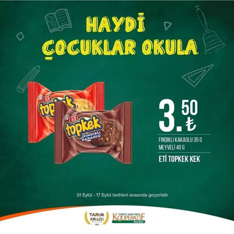 Tarım Kredi Market'ten yeni bir süper fiyat indirim kampanyası daha! 17 Eylül tarihine kadar geçerli olacak, İşte o indirimli ürünler 73