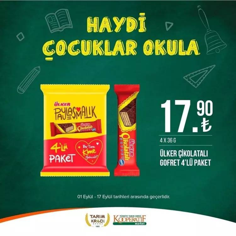 Tarım Kredi Market'ten yeni bir süper fiyat indirim kampanyası daha! 17 Eylül tarihine kadar geçerli olacak, İşte o indirimli ürünler 77