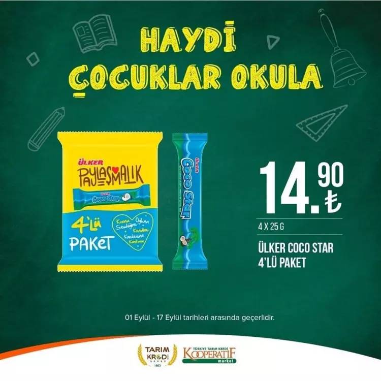 Tarım Kredi Market'ten yeni bir süper fiyat indirim kampanyası daha! 17 Eylül tarihine kadar geçerli olacak, İşte o indirimli ürünler 79