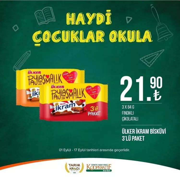 Tarım Kredi Market'ten yeni bir süper fiyat indirim kampanyası daha! 17 Eylül tarihine kadar geçerli olacak, İşte o indirimli ürünler 80