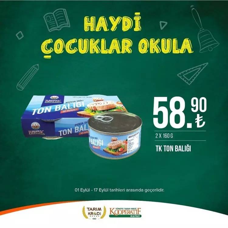 Tarım Kredi Market'ten yeni bir süper fiyat indirim kampanyası daha! 17 Eylül tarihine kadar geçerli olacak, İşte o indirimli ürünler 9