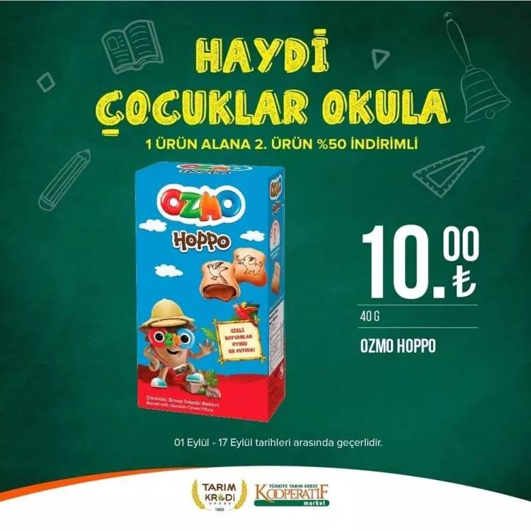 Tarım Kredi Market'ten yeni bir süper fiyat indirim kampanyası daha! 17 Eylül tarihine kadar geçerli olacak, İşte o indirimli ürünler 90