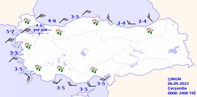 Meteoroloji o bölge ve illeri uyardı! Bu gün hava durumu nasıl olacak? 6 Eylül Çarşamba hava durumu 12