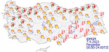 Meteoroloji o bölge ve illeri uyardı! Bu gün hava durumu nasıl olacak? 6 Eylül Çarşamba hava durumu 14