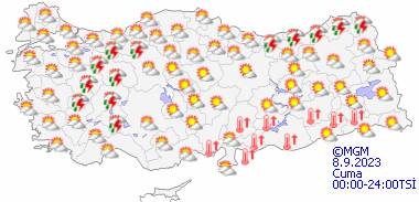 Meteoroloji o bölge ve illeri uyardı! Bu gün hava durumu nasıl olacak? 6 Eylül Çarşamba hava durumu 15