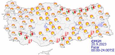 Meteoroloji o bölge ve illeri uyardı! Bu gün hava durumu nasıl olacak? 6 Eylül Çarşamba hava durumu 17