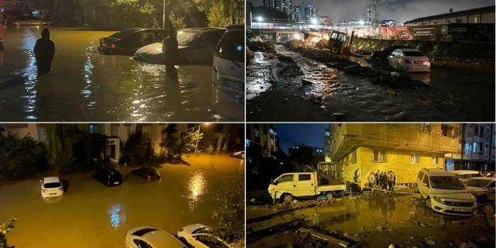 İstanbul ve Kırklareli'ni vuran aşırı yağmur felaketinin dehşet verici görüntüleri gün ağırınca gözler önüne serildi