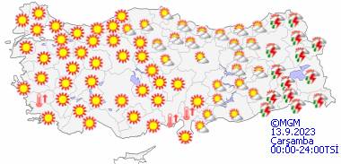 Meteoroloji'den üç ile uyarı geldi! 12 Eylül Salı  tüm ülke geneli hava durumu ve sıcaklıklar nasıl olacak? 17