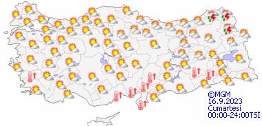 Meteoroloji'den üç ile uyarı geldi! 12 Eylül Salı  tüm ülke geneli hava durumu ve sıcaklıklar nasıl olacak? 20