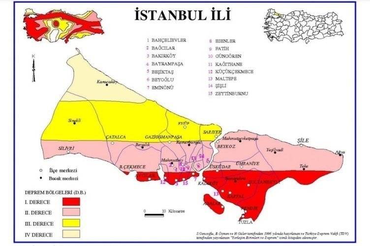 AFAD duyurdu! İstanbul'da depremden en çok etkilenecek ilçeler hangileri? İşte çok riskli 15 ilçe 15