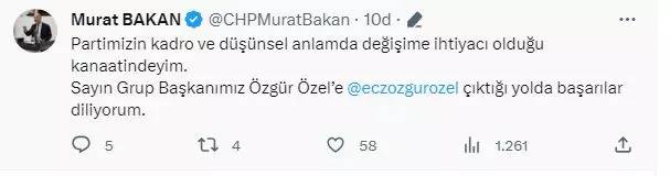 CHP genel başkanlığına aday olduğunu açıklayan Özgür Özel'e  art arda tebrik mesajı, ilk tebrik İmamoğlu'ndan 3