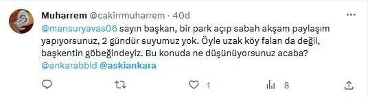 Ankara susuzlukla karşı karşıya kaldı, vatandaş Mansur Yavaş'a isyan etti ''Beceremiyoruz deyin çekin gidin'' 8