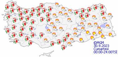 Bu gün hava nasıl olacak, yağmur var mı sıcaklıklar kaç derece olacak? 26 Eylül Salı tüm ülke geneli hava durumu 18