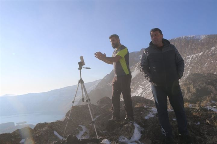 Nemrut Dağın'da esrarengiz görüntü! Herkes kendini görebiliyor 2