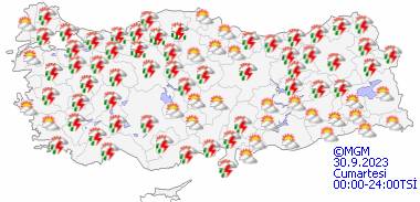 Bu gün hava durumu nasıl olacak, yağmur var mı, sıcaklıklar ne kadar? 28 Eylül Perşembe hava durumu 17