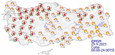 Bu gün hava durumu nasıl olacak, yağmur var mı, sıcaklıklar ne kadar? 29 Eylül Cuma hava durumu 15