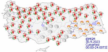 Bu gün hava durumu nasıl olacak, yağmur var mı, sıcaklıklar ne kadar? 29 Eylül Cuma hava durumu 16