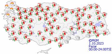 Bu gün hava durumu nasıl olacak, yağmur var mı, sıcaklıklar ne kadar? 29 Eylül Cuma hava durumu 17