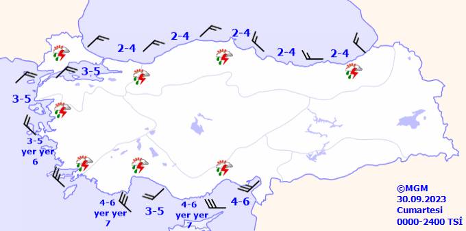 Bu gün hava durumu nasıl olacak, yağmur var mı, sıcaklıklar ne kadar? 30 Eylül Cumartesi hava durumu 14