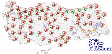 Bu gün hava durumu nasıl olacak, yağmur var mı, sıcaklıklar ne kadar? 30 Eylül Cumartesi hava durumu 15