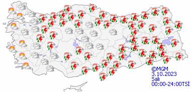 O iller sarı ve turuncu kod uyarısı! Bu gün hava durumu nasıl, yağmur var mı, sıcaklıklar ne kadar? 2 Ekim Pazartesi hava durumu 17