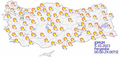 Meteoroloji 17 illi uyardı! Bu gün hava durumu nasıl, yağmur var mı, sıcaklıklar ne kadar? 3 Ekim Salı hava durumu 17