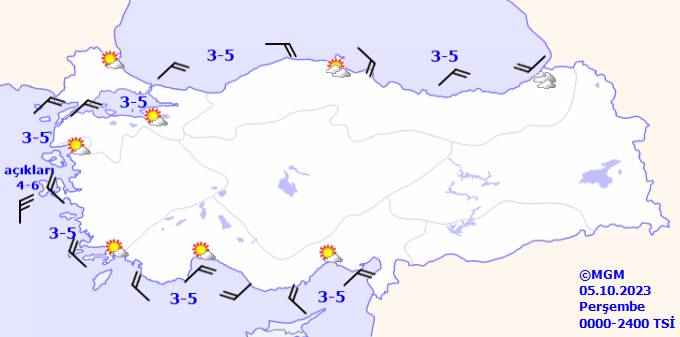 Bu gün hava durumu nasıl olacak, yağmur var mı, sıcaklıklar ne kadar? 5 Ekim Perşembe hava durumu 13