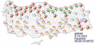 Bu gün hava durumu nasıl olacak, yağmur var mı, sıcaklıklar ne kadar? 5 Ekim Perşembe hava durumu 18