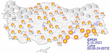 Bu gün hava durumu nasıl olacak, yağmur var mı, sıcaklıklar ne kadar? 6 Ekim Cuma hava durumu 14