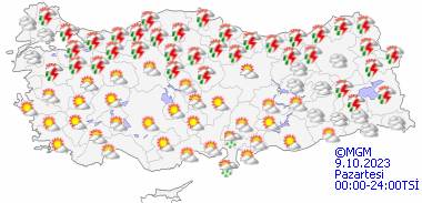 Bu gün hava durumu nasıl olacak, yağmur var mı, sıcaklıklar ne kadar? 6 Ekim Cuma hava durumu 17