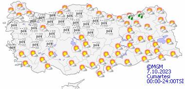 Dikkat! Sağanak yağış geliyor hava soğuyor, 7 Ekim Cumartesi hava durumu ve sıcaklılar nasıl olacak? 14