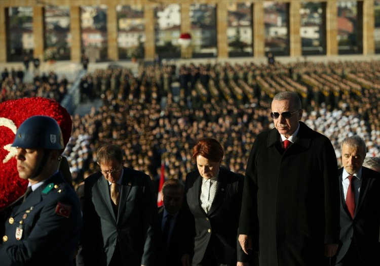 Devlet erkanı Anıtkabir'de! Atatürk, Anıtkabir'de anıldı 19