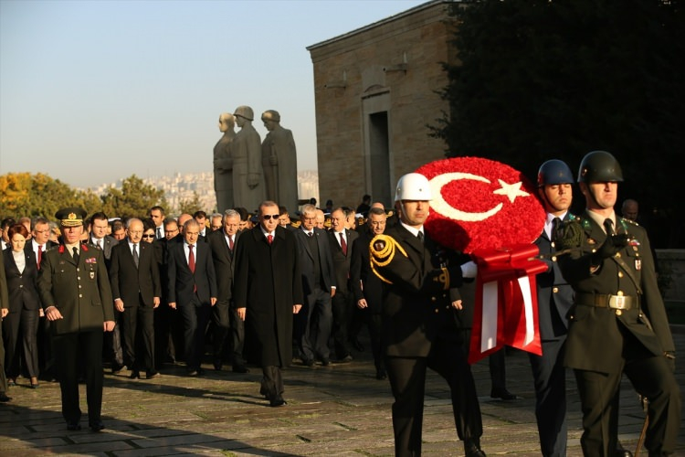 Devlet erkanı Anıtkabir'de! Atatürk, Anıtkabir'de anıldı 22