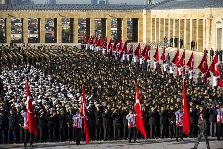 Devlet erkanı Anıtkabir'de! Atatürk, Anıtkabir'de anıldı 23