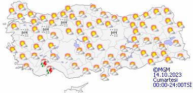 Bu gün hava durumu nasıl olacak, Yağmur var mı, hava sıcaklıkları ne kadar olacak? 12 Ekim Perşembe hava durumu nasıl olacak? 17