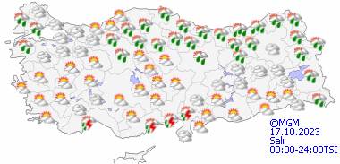 Meteoroloji uyardı, Kuvvetli yağışa dikkat! 16 Ekim Pazartesi bu gün tüm ülke geneli hava durumu ve sıcaklıkları nasıl olacak? 18