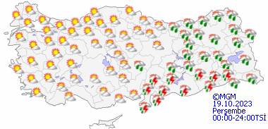 Meteoroloji uyardı, Kuvvetli yağışa dikkat! 16 Ekim Pazartesi bu gün tüm ülke geneli hava durumu ve sıcaklıkları nasıl olacak? 20